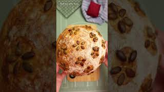 Sourdough bread shaping and decor #sourdough #shorts #diy