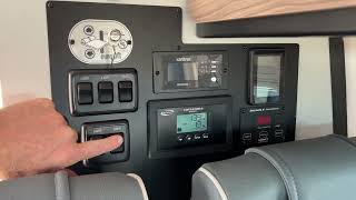 2023 Tiffin GH1 Adventure Van  primary control panel