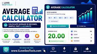 📊 Free Average Calculator – Calculate Mean Instantly Online | iLoveSEOTools