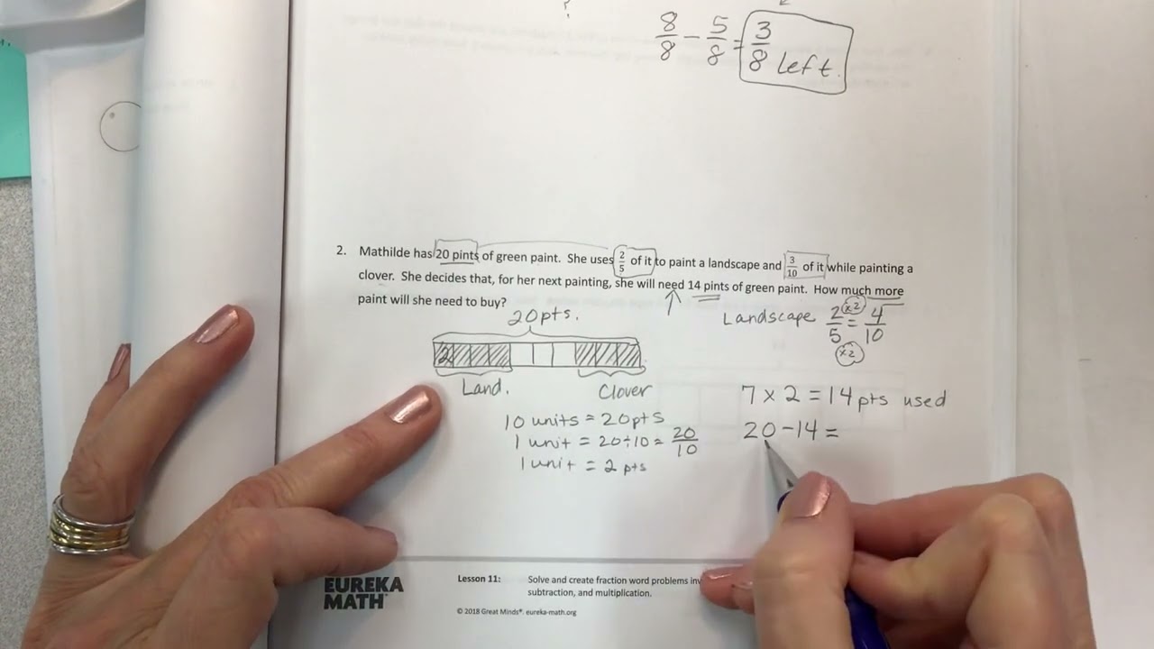 Eureka math grade 5 module 4 lesson 11 problem set