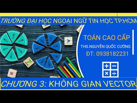 CHƯƠNG 3 KHÔNG GIAN VECTOR