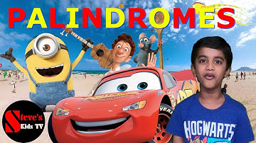 Learn with Steve | What is a PALINDROME? | Words, Names, Phrases & Numbers