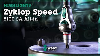 Wera | 8100 SA All-in Zyklop Speed | Highlights Resimi