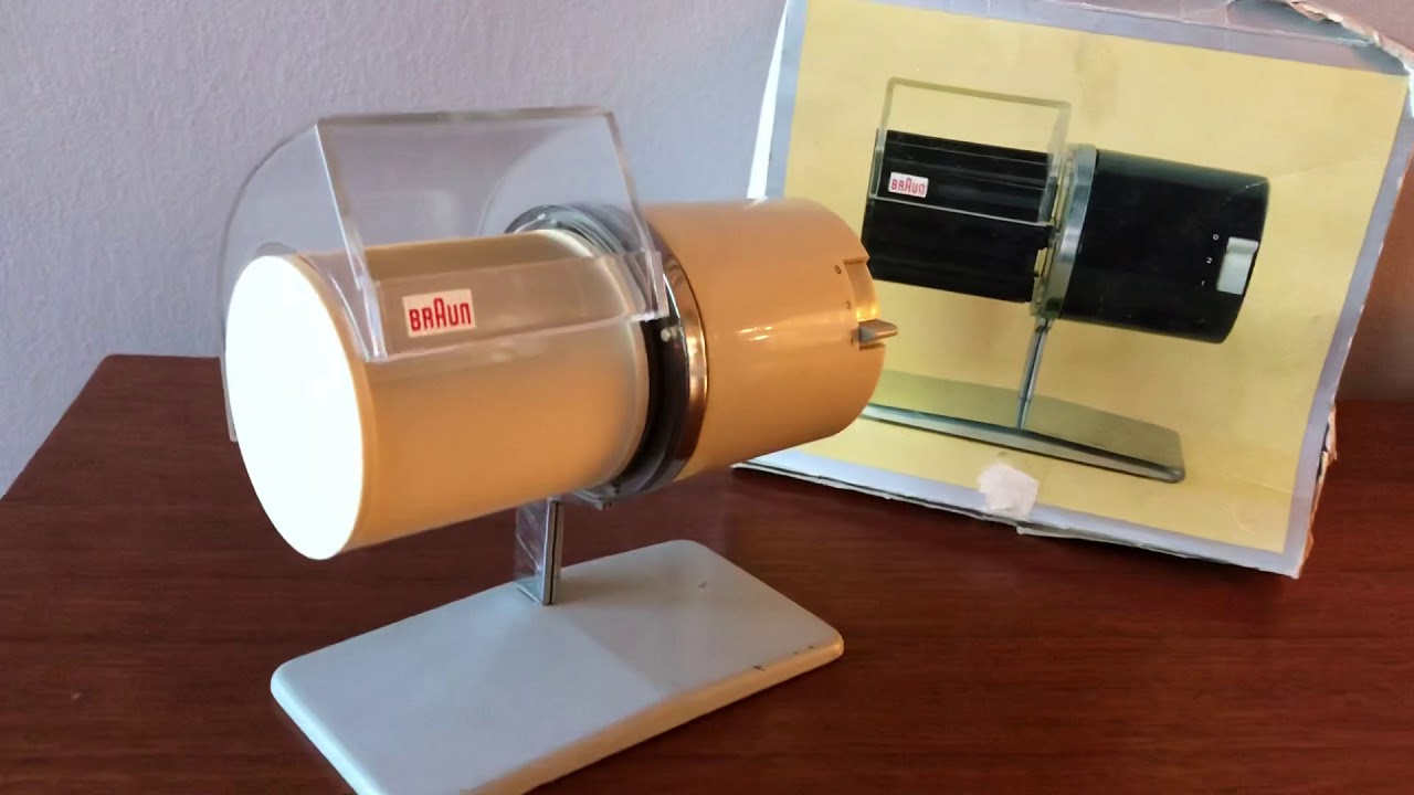 Braun Desk Fan Hl121 Ventilador Antiguo Youtube
