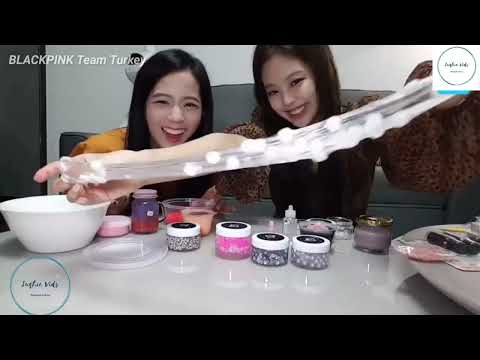 Jisoo ve Jennie'nin slime ile imtihanı (Türkçe Alt Yazılı)