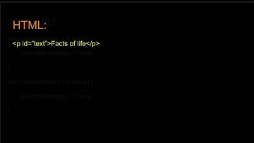 How To Make Text Hide And Show On Mouseover