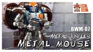 TransArt BWM-07 Metal Mouse Transformers Masterpiece Transmetal Rattrap Review