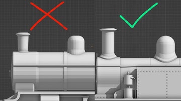(Blender) How To 3D Model Locomotive Funnels And Domes Better (intended for Immersive railroading)