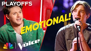 Ryley Tate Wilson Sings Billie Eilish's "when the party's over" | The Voice Playoffs | NBC screenshot 4