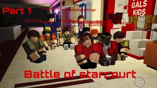 Stranger things season 3  Battle of starcourt Part 1  Roblox