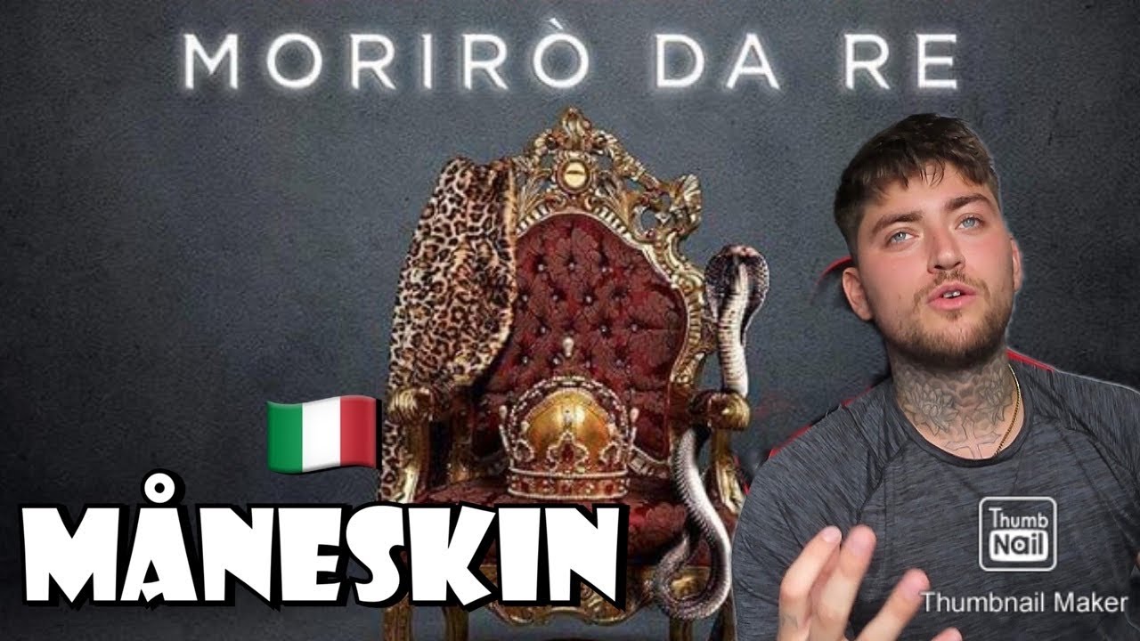 Måneskin 🇮🇹 - Morirò da re (English Lyrics) [REACTION]