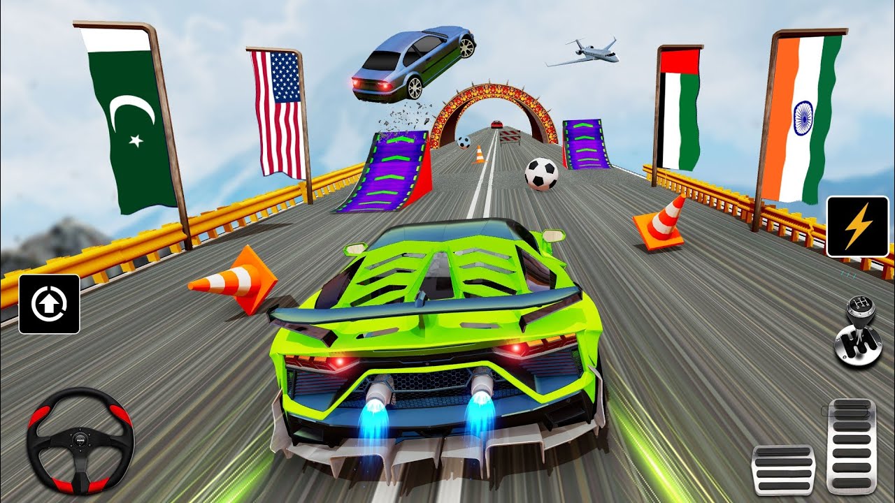 Crazy GT Car Stunts & Jumps | Android Racing Gameplay part 30  ⁉️👌😎 ❤