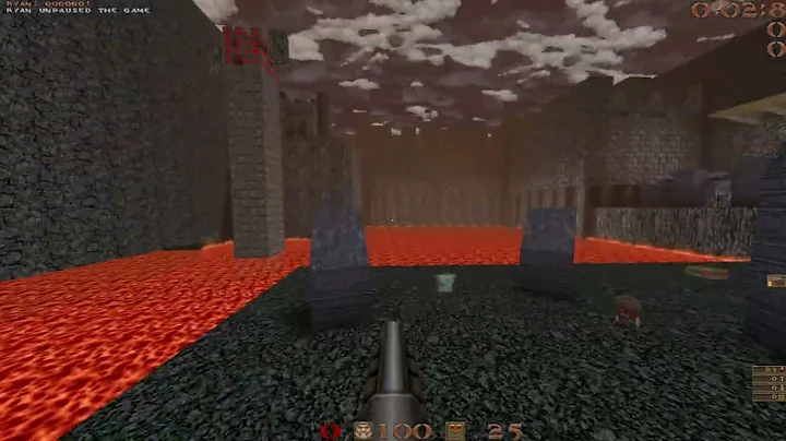 Quake - 4-player Easy Run of s1m4_burnham by Ryan, Sphere, EddWardG & Connor in 0:04