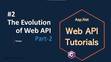 Deel 2 De evolutie van Web/REST API REST #2 || Asp.Net Core Web API Tutorials C#