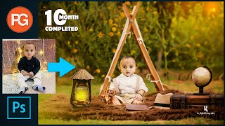 How to edit baby photos in Photoshop tutorial || baby photo editing || Patel Graphics