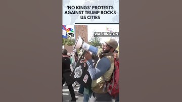 No Kings-protest schudt Washington op | Anti-Trump-protesteerders gaan de straat op | Amerikaanse...
