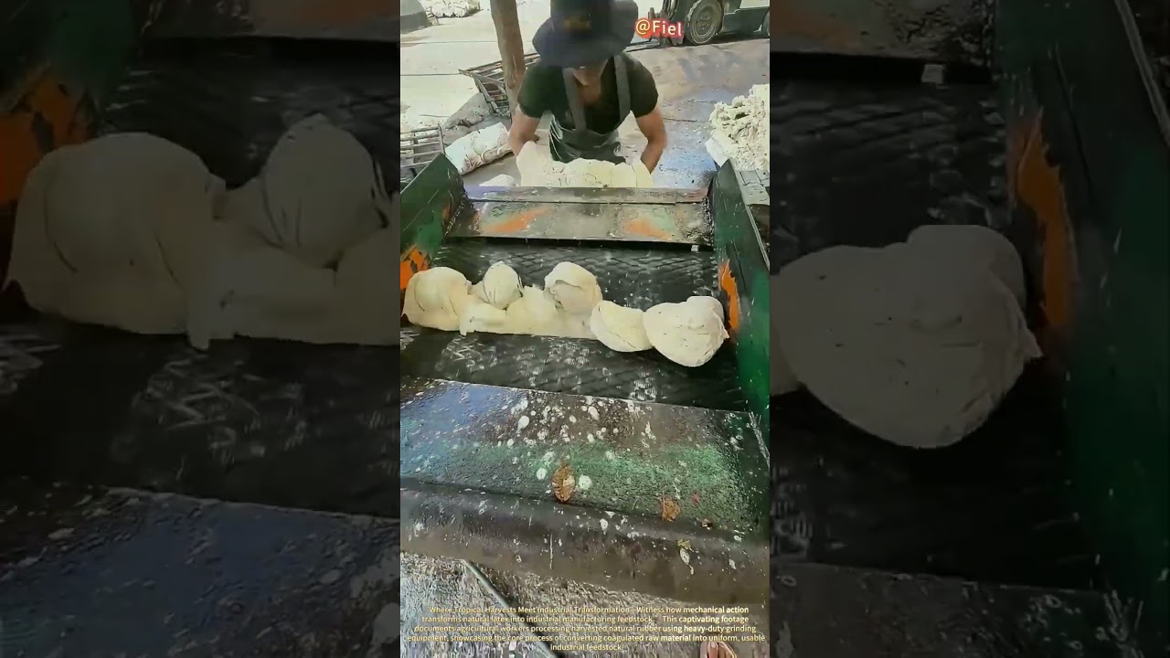 Precision Rubber Processing! Raw Material Grinding Technology