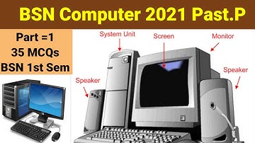 Computer 2021 Past paper / Bsn first semester paper #kmucomputerpastpaper #kmu  #bsn
