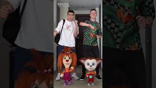 POV: Когда услышал странные звуки за дверью!!!#барбоскины #ии #doubao #Seedance2 #реки