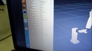 Demo of RViz controlling our arm