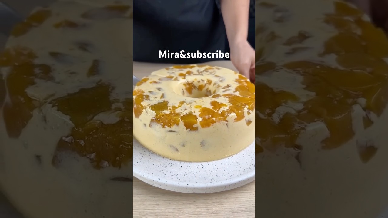 Cómo hacer postre de melocotones#receta#suscríbe
