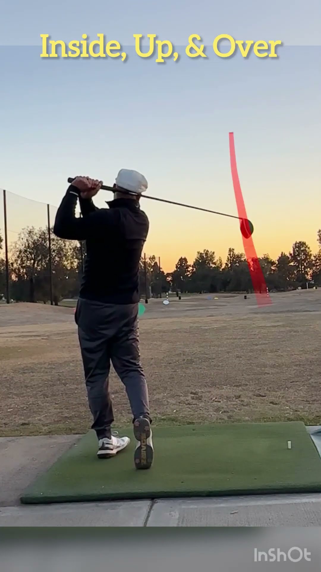 Driver Swing: Inside, Up and Over