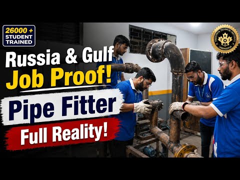 Best Pipe Fitter placement Institute| Details & Practical Training proof | Russia & Gulf Job Scope