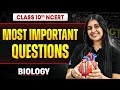 Class 10 Biology - NCERT Most Important Questions Part 2🔥 | Class 10 Science | Chelsy Mam