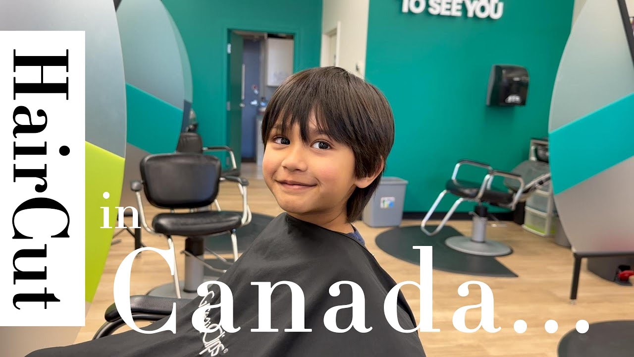 Haircut in Canada Life in Canada YouTube