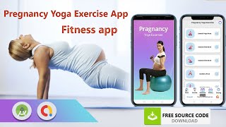 How to make Pregnancy Yoga Exercise and workout at home android app | source code screenshot 2