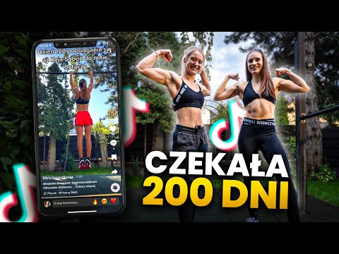 CZEKAŁA 200 DNI NA TIKTOKU🥹 *zrobiła 2000 podciągnięć*
