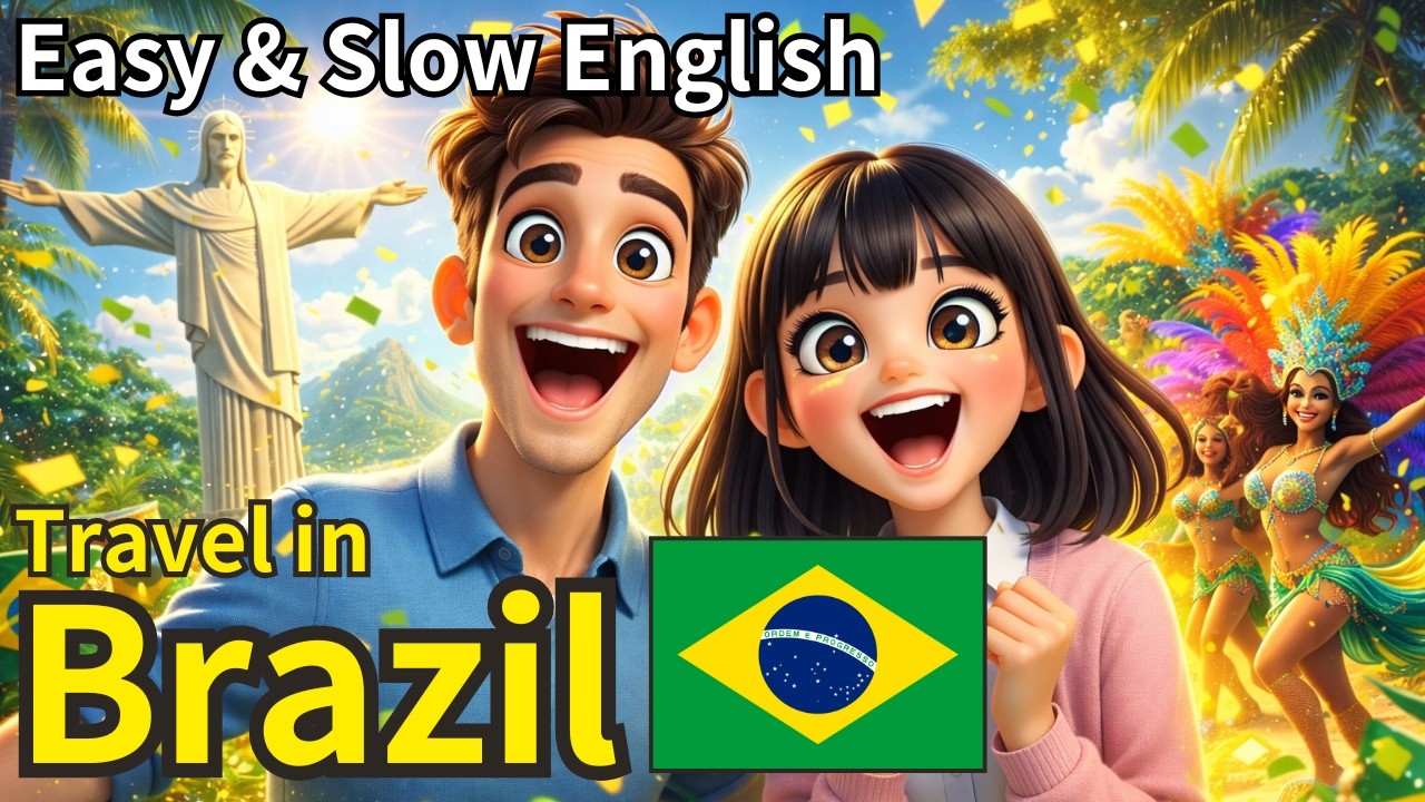 Brazil Easy Let’s Travel to Brazil! 🇧🇷ー Slow and Easy English For Beginners - YouTube