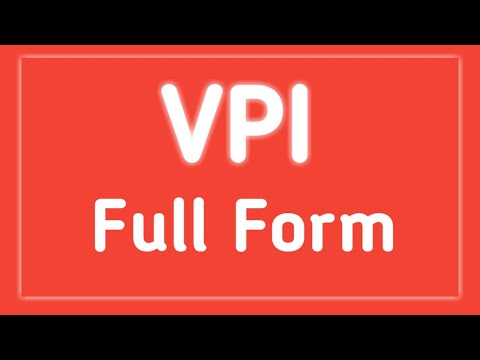 What is the full form of VPI - VPI mining