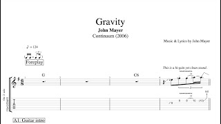 “Gravity” · John Mayer || Full Score