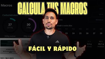 ¡Calcula Tus Macros en 30 segundos! | Te REGALO 🎁 mi CALCULADORA de MACROS