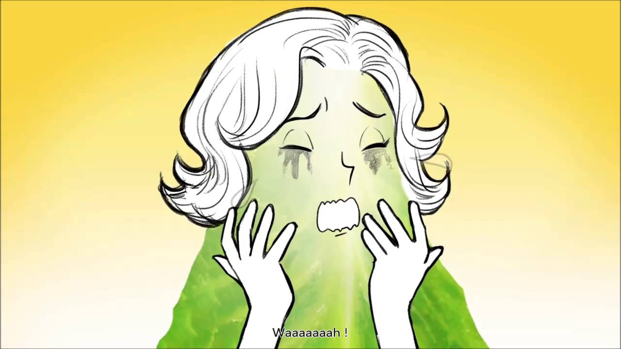 Heartbroken kale cries hard