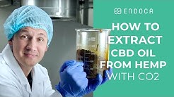How To Extract CBD Oil From Hemp With CO2 #cbdonline | Endoca ©