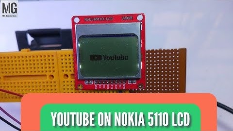 youtube on Nokia 5110 LCD