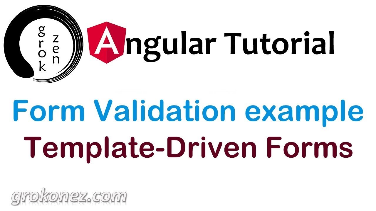 Angular 6 Form Validation example - Template-driven Forms - YouTube