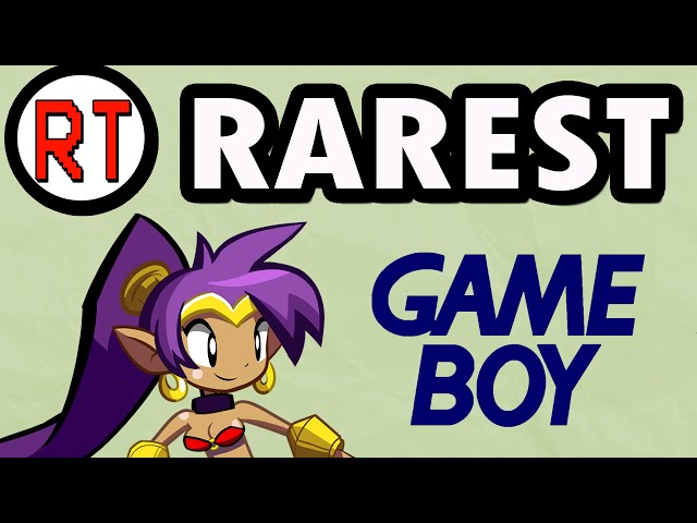 The Rarest GameBoy Games Ever Released - YouTube