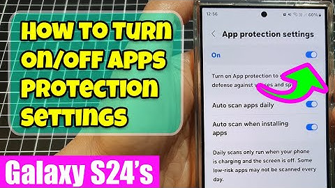 🛡️Galaxy S24/S24+/Ultra: How to Turn On/Off Apps Protection Settings