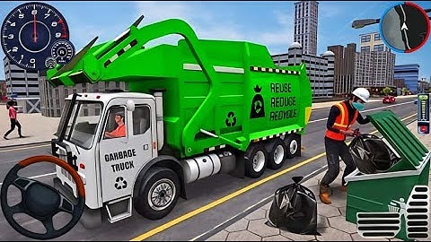 Garbage Trash Truck Realistische Simulator 3D - City Road Garbage Dumper Truck Driver - Android G...