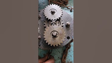Chain Block is a mechanism used to raise or lower heavy loads #shots #viral#mechanism #effort