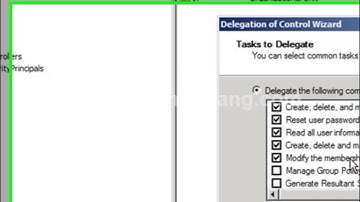 11 Ủy quyền quản lý cho OU, User  Delegating Authority trên widows server 2008