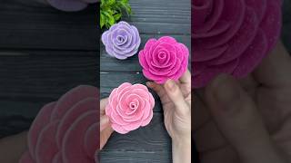 Easy Roses from EVA Foam Easy Flowers DIY Tutorial Crafts