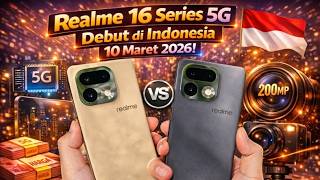 KAMERA 200MP PORTRAIT MASTER BIKIN PENASARAN! REALME 16 SERIES 5G DEBUT DI INDONESIA 10 MARET 2026!