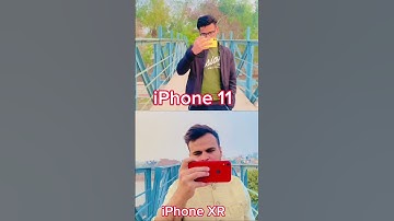 iPhone 11 vs iPhone XR camera test #iphone #iphone11 #iphonexr