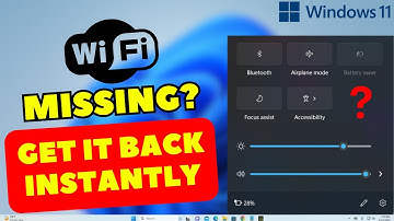 [SOLVED] WiFi Not Showing in Settings On Windows 11 | Missing WiFi Fix