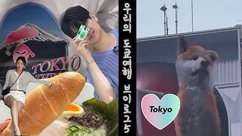 우리의 4박5일 도쿄 브이로그 5편ㅣ푸글렌, 시부야, 몬자야끼, 토라