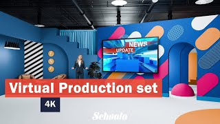 Vmix Modern studio design with vibrant color
